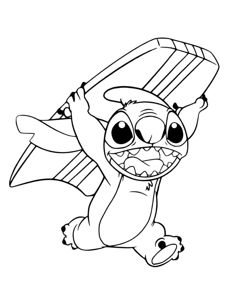 Dibujos de Lilo & Stitch para colorear