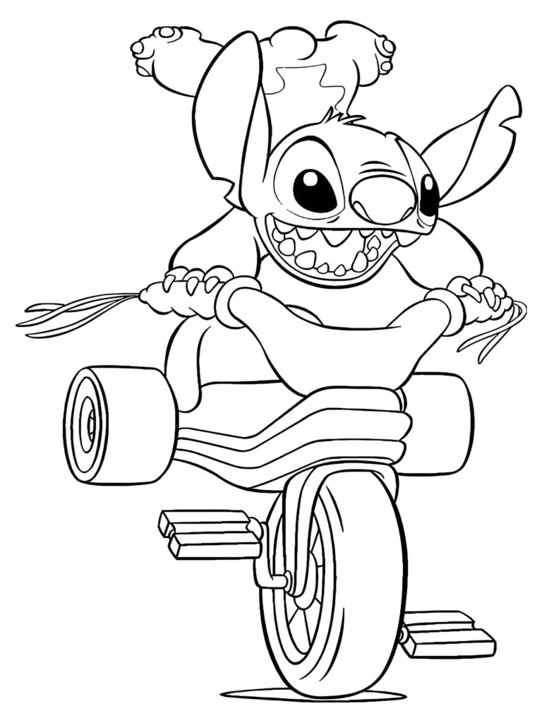 Dibujo de Dibujo De Experimento 626 Andando En Bicicleta Para Colorear para colorear e imprimir Dibujo de Dibujo De Experimento 626 Andando En Bicicleta Para Colorear para colorear